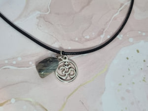 Om stone necklace