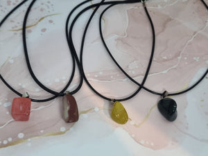 Crystal/stone necklace